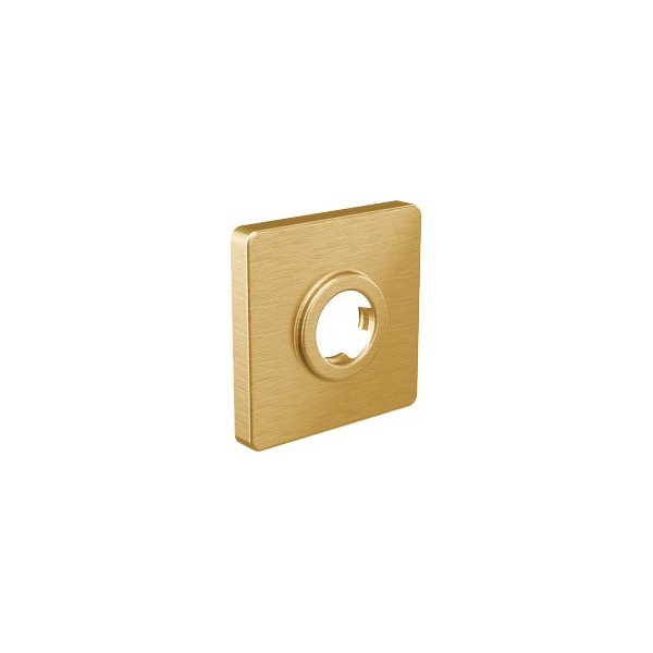 Shower Arm Flange in Brushed Gold